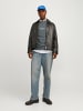 Jack & Jones Weiches Sweatshirt mit 3D Print Relaxed Fit JORVESTERBRO in Anthrazit
