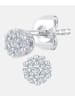 Diamant L'éternel Ohrstecker aus 375 Weißgold mit Diamant