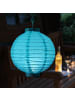 MARELIDA LED Lampion Batteriebetrieb D. 20cm in türkis