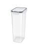 relaxdays 6 x Vorratsdosen in Transparent- 2,8 l