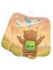 Mr. & Mrs. Panda Potholder Bär Flugzeug Design ohne Spruch in Weiß