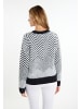 usha WHITE LABEL Pullover in Schwarz Weiss