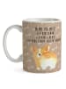 Mr. & Mrs. Panda Kaffeetasse Corgi Po mit Spruch in Hundeglück