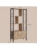 VASAGLE Standregal Barnet in Milchkaffeefarben - (B)74 x (H)154.5 x (T)30 cm