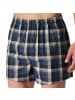 Schiesser Web-Boxershorts 4er Pack in Blau/Grau