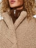 Noisy may Langer Kunstfell Teddy Mantel NMGABI in Beige