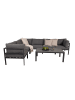 ebuy24 Couchtisch Copacabana Schwarz 70 x 70 cm