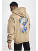 Mister Tee Mister Tee Unisex Le Papillon Heavy Oversize Hoody in unionbeige