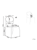 Beliani 2er-Set Esszimmerstuhl ADAVER in Braun/Beige