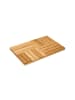 relaxdays Bambus Badematte in Natur - 61 x 40 cm