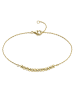 Aniston Armband in gelbgoldfarben