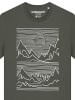 wat? Apparel T-Shirt Mountains in Khaki