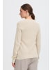 Oxmo V-Ausschnitt-Pullover OXFSinvi in Beige