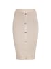 NAEMI Damen Rock in Hellbeige Melange