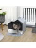 Pawhut Katzentoilette 47L x 45B x 42H cm