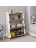 VCM  Holz Kinderregal Bücherregal Kinder Regal Italu in Weiß / Honig-Eiche