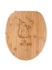Mr. & Mrs. Panda Toilettendeckel Avocado Party Zeit mit Spruch in Transparent