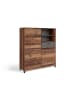 byLiving Highboard JACKSON in Old Wood - B 126, H 143, T 40 cm