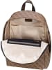 Guess Rucksack / Backpack Milano 4G Eco Compact in Beige/Brown