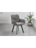 byLiving 2er-Set: Stuhl RICO in dunkelgrau - B 61, H 90, T 63 cm