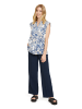 CARTOON Casual-Bluse mit Muster in Light Blue-Blue