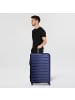 Franky London 4 Rollen Trolley L 74 cm mit Dehnfalte dark blue