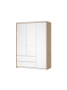 ebuy24 Kleiderschrank Next Weiß 149 x 58 cm