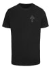 Mister Tee Mister Tee Memento Mori Oneline Cross Tee in black