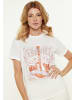 Usha Women T-Shirt in white