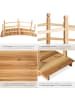tectake Gartenbrücke Cantara 137 x 58 x 58 cm, braun