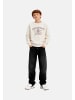 JACK & JONES Junior Sweatshirt 'Chamberi' in weiß