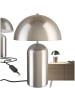 tectake Retro-Tischlampe Altea 25 x 37 cm, Nickel matt