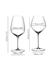 RIEDEL Glas 4er Set Rotweingläser Veloce transparent in transparent