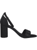 La Strada Pumps in black- grossgrain glitter + st