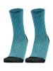 UphillSport Walking-Socken 'WINTER XC' 2er Pack in Turq/black