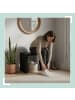 relaxdays Sitzbank in Schwarz - (B)45 x (H)43 x (T)33 cm