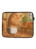 Mr. & Mrs. Panda Laptop Case Igel Wein Design ohne Spruch in Weiß