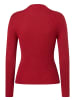 More & More Rippstrickpullover in currant red
