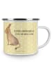 Mr. & Mrs. Panda Kaffeetasse Esel mit Spruch in Gelb Pastell