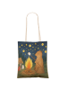 Mr. & Mrs. Panda Shopper Bag Bär & Marienkäfer Lagerfeuer Design... in Weiß