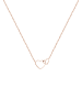 Elli Halskette 925 Sterling Silber Herz in Rosegold