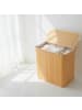 relaxdays Wäschekorb in Natur - (B)61 x (H)61,5 x (T)41,5 cm