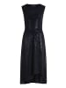 Vera Mont Cocktailkleid im Glitzer-Look in Dunkelblau/Grau