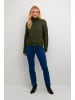 Kaffe Strickpullover KAalioma Loose fit in Forest Night Melange
