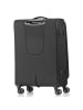 Pack Easy GoOn 4 Rollen Trolley M 67 cm mit Dehnfalte schwarz