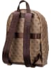 Guess Rucksack / Backpack Milano 4G Eco Compact in Beige/Brown