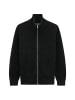 Marc O'Polo Chenille-Strickjacke regular in Schwarz