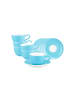Seltmann Weiden 6er Set Espressotasse mit Untertasse Liberty Pure Colors in 90 ml in Lagoon Blue