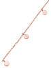 Elli Halskette 925 Sterling Silber Boho, Plättchen in Rosegold