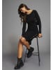 Laura Scott Strickkleid in schwarz